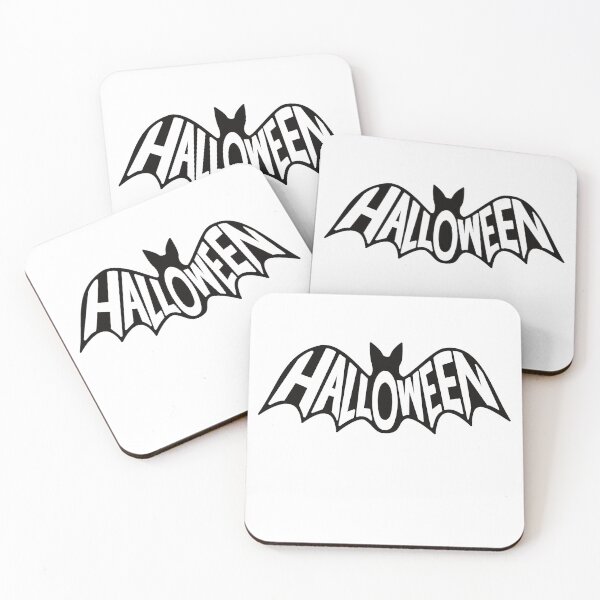 Item preview, Halloween silhouette bat word art designed and sold by ReluctantChickn.