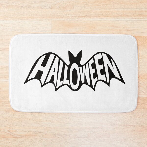 Item preview, Halloween silhouette bat word art designed and sold by ReluctantChickn.