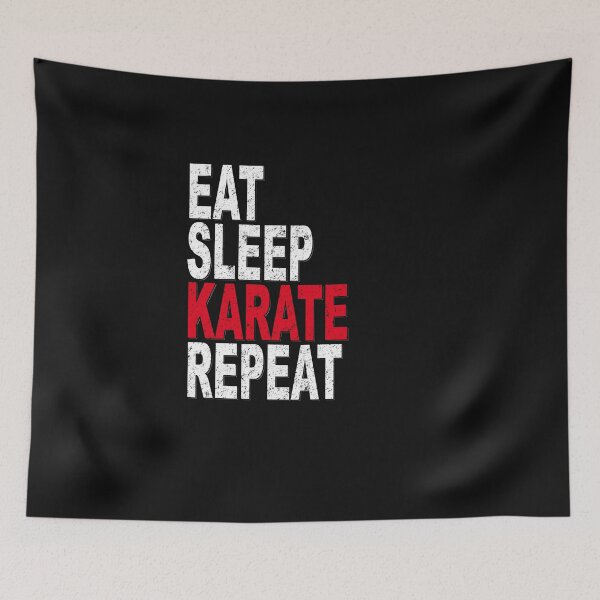 Item preview, Eat Sleep KARATE Repeat, Karate designed and sold by xlshirt.