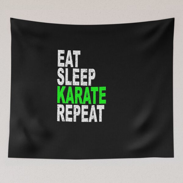Item preview, Eat Sleep KARATE Repeat, Karate designed and sold by xlshirt.