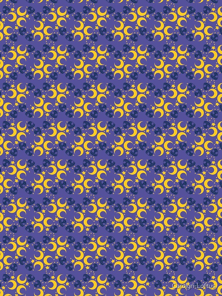 Night Owls, Main Pattern (Purple) by Carolyn-Loftus