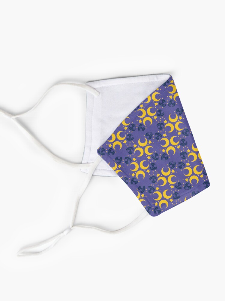 Alternate view of Night Owls, Main Pattern (Purple) Mask