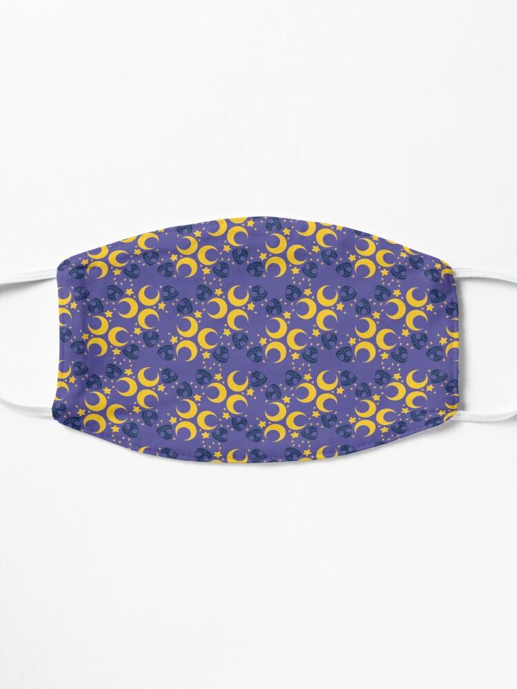 Alternate view of Night Owls, Main Pattern (Purple) Mask