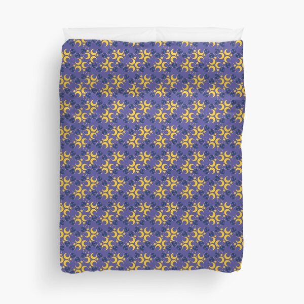 Night Owls, Main Pattern (Purple) Duvet Cover