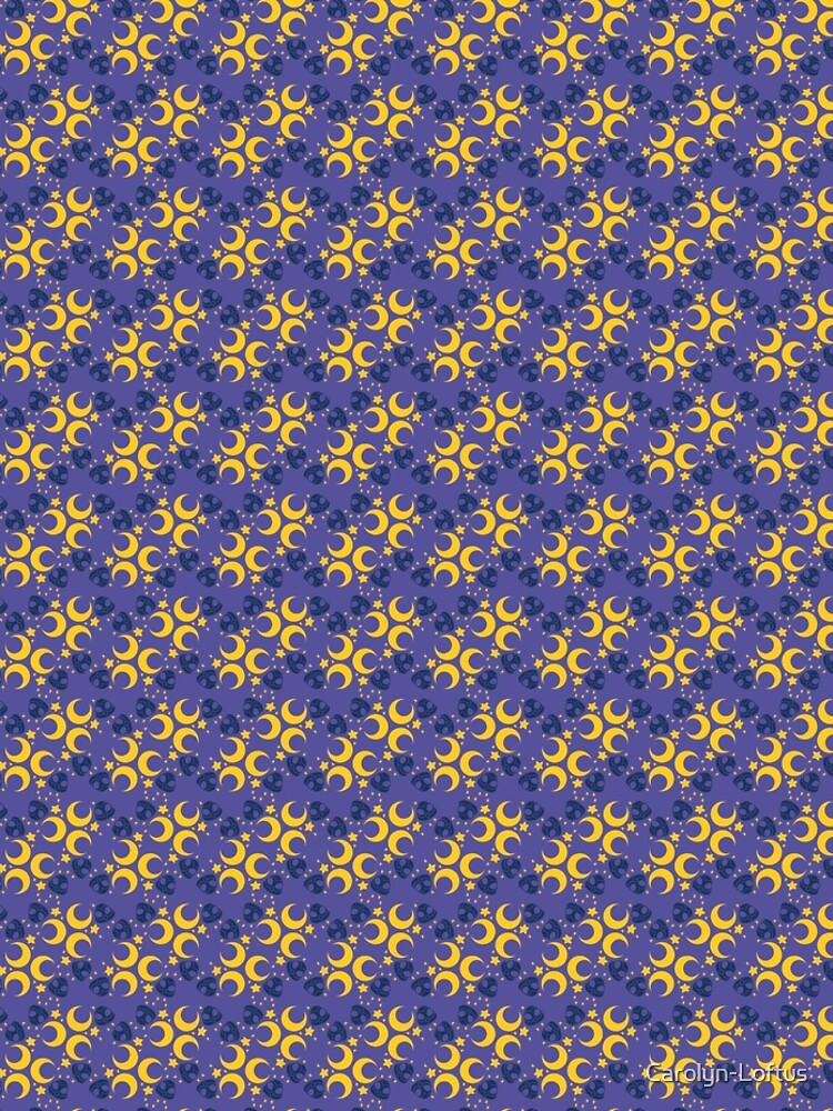 Night Owls, Main Pattern (Purple) by Carolyn-Loftus