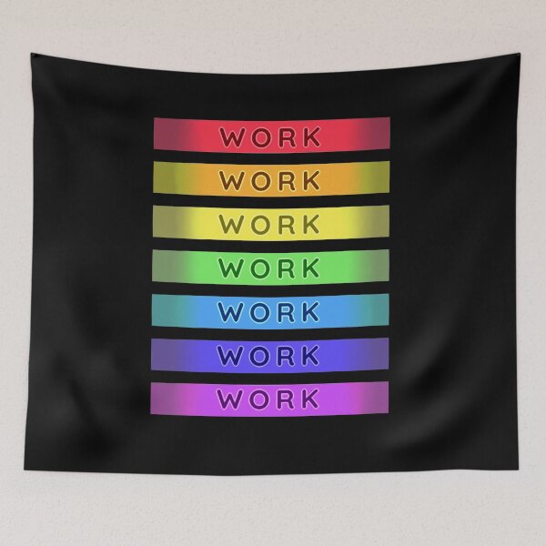 Item preview, Work Work Work Hamilton Quote designed and sold by MonMonTales.