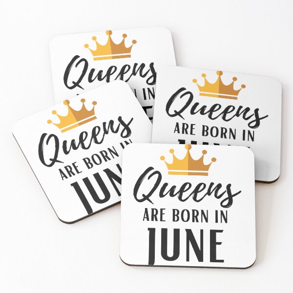Item preview, Queens are born in June birthday designed and sold by OneTimeEngineer.