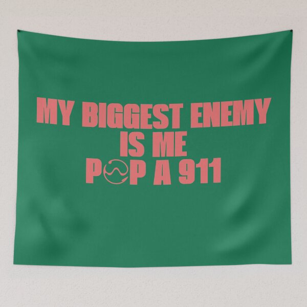 Item preview, My Biggest Enemy is Me, Pop A 911 - Lady Gaga - Chromatica designed and sold by westendwilly.