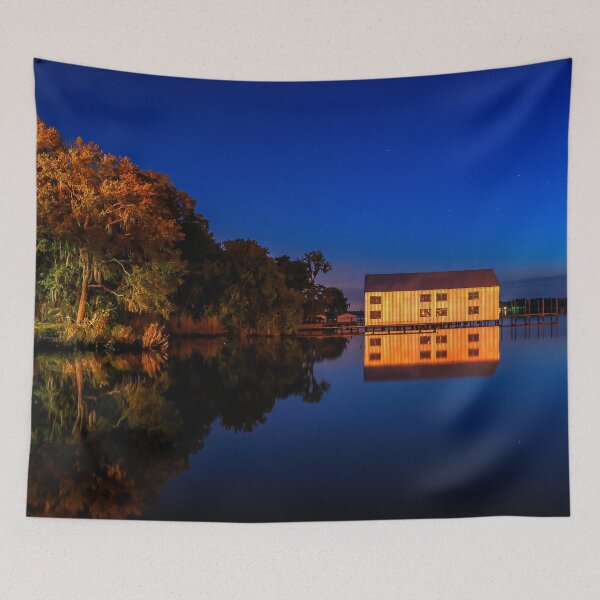 Item preview, Boathouse sunrise on a Florida River designed and sold by Steven Kight.