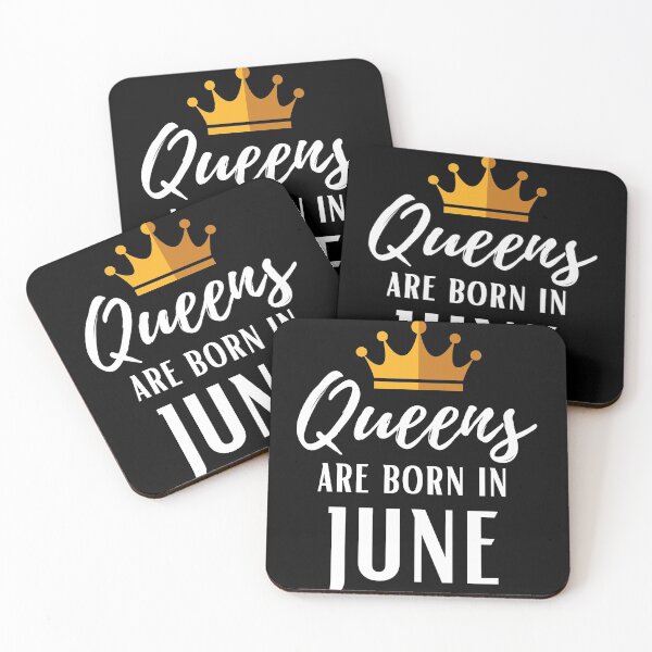 Item preview, Queens are born in June birthday designed and sold by OneTimeEngineer.