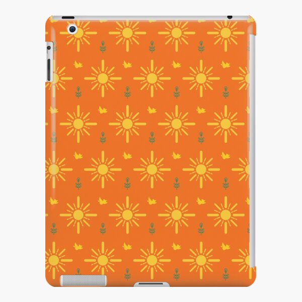 Early Bird, Main Pattern (Orange) iPad Snap Case