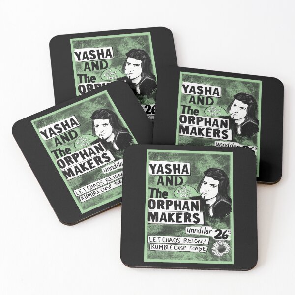 Item preview, Póster Yasha y los Orphan Makers - Mock Band designed and sold by aprilfrosbury.
