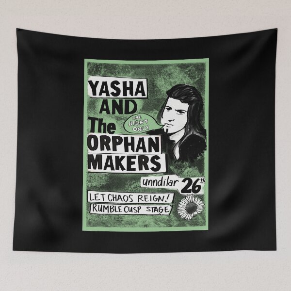 Item preview, Yasha and the Orphan Makers - Mock Band Poster designed and sold by aprilfrosbury.