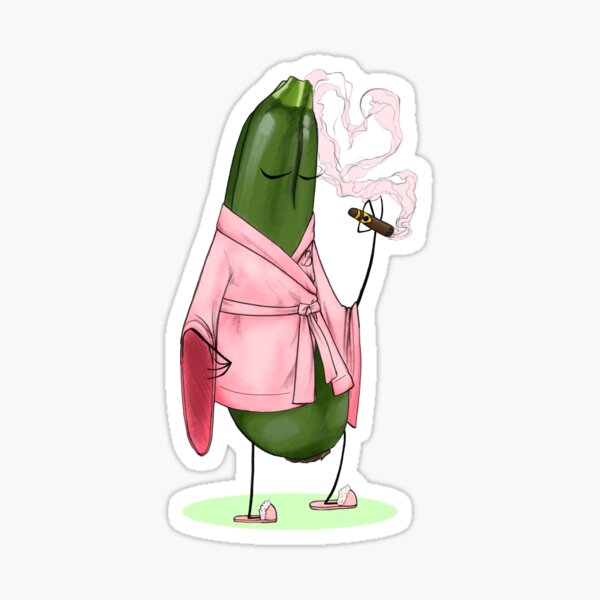 Saucy Zucchini Sticker
