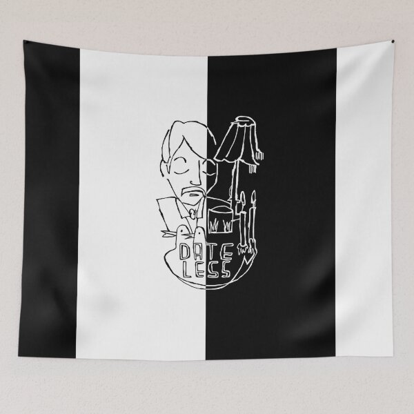 Item preview, Split Black White Love, Single on valentines day designed and sold by badlydrawnbabe.