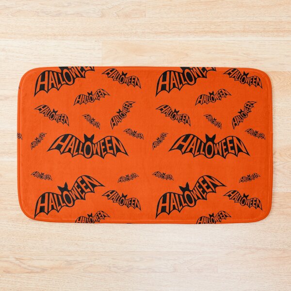 Item preview, Halloween silhouette of a cauldron of word art bats designed and sold by ReluctantChickn.