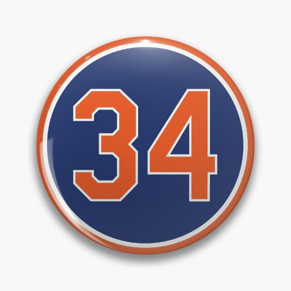 Item preview, Noah Syndergaard #34 Jersey Number designed and sold by StickBall.