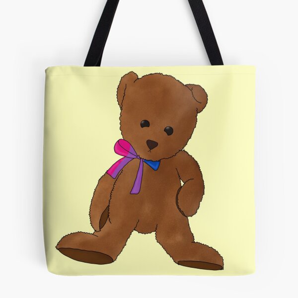 Item preview, Oso de peluche Bi Pride designed and sold by SoftGayCryptids.