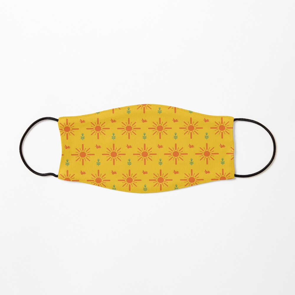 Early Bird, Main Pattern (Yellow) Mask