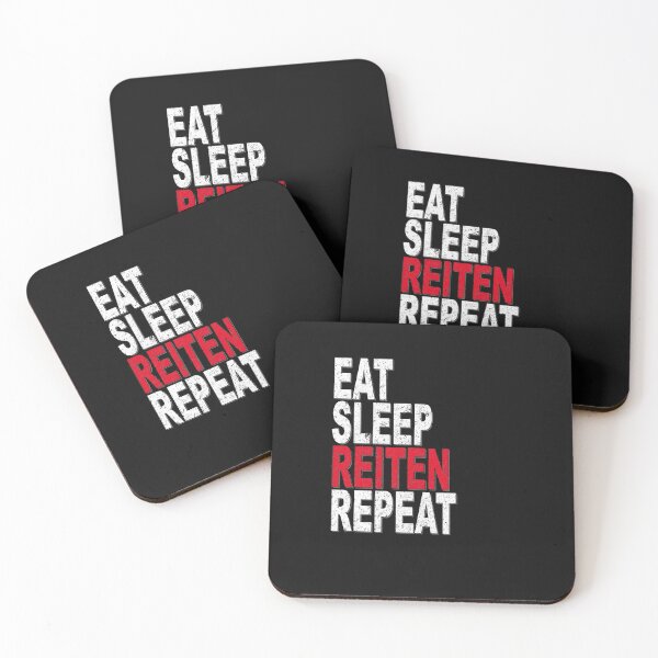 Item preview, EAT SLEEP RIDING REPEAT, rider designed and sold by xlshirt.