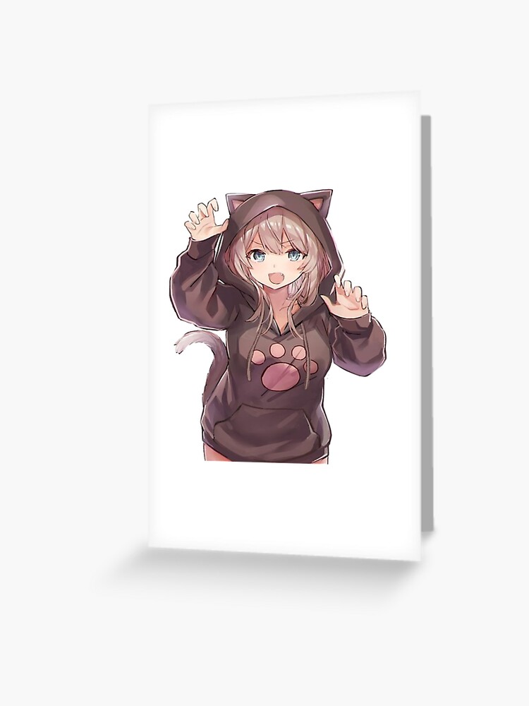  Support Catgirl Research Cute Anime Cat Girl Waifu Meme Neko  T-Shirt : Clothing, Shoes & Jewelry