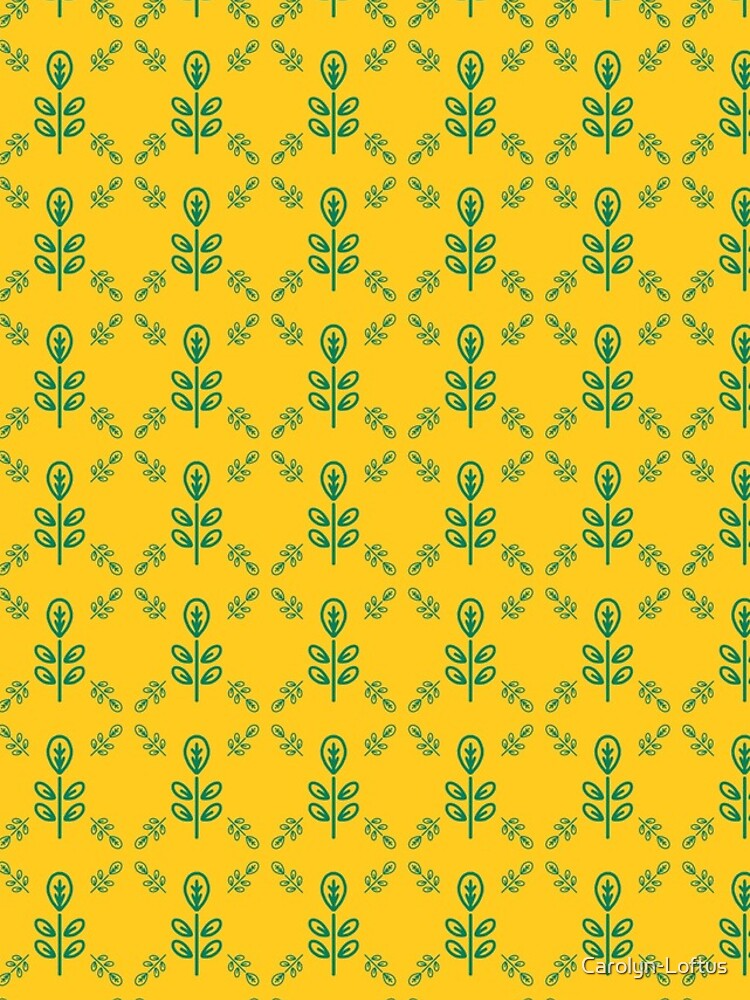 Early Bird, Sub Pattern (Leaf Yellow) by Carolyn-Loftus