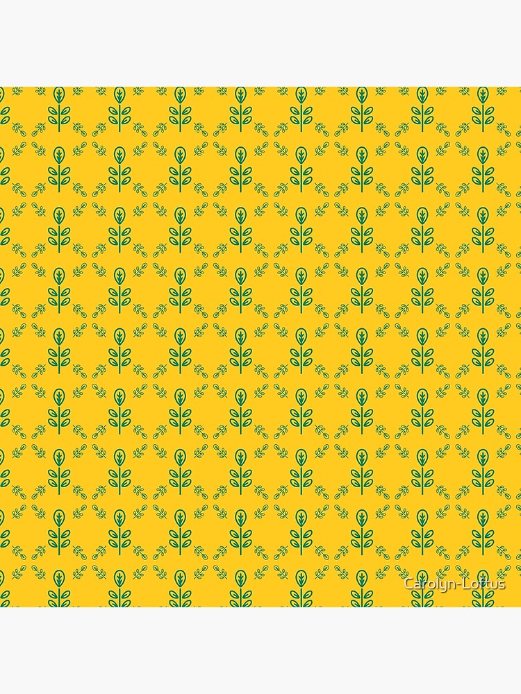 Early Bird, Sub Pattern (Leaf Yellow) by Carolyn-Loftus