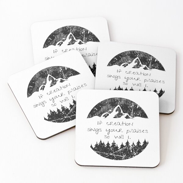 Item preview, IF CREATION SINGS YOUR PRAISES SO WILL I. Vintage graphic  designed and sold by Juliano-Designs.