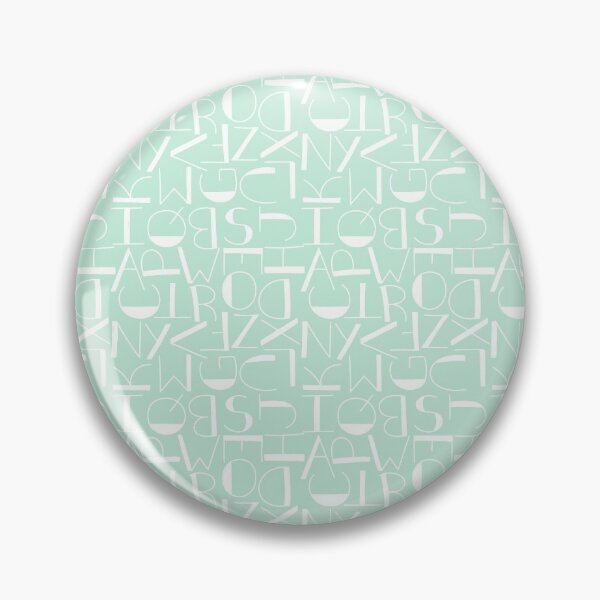 Item preview, Mint Letters designed and sold by patternsy.