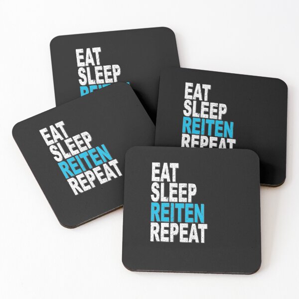 Item preview, EAT SLEEP RIDING REPEAT, rider designed and sold by xlshirt.