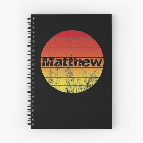 Item preview, Name Matthew in the sunset vintage sun designed and sold by ABCKT.
