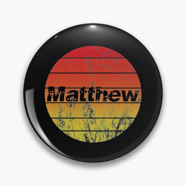 Item preview, Name Matthew in the sunset vintage sun designed and sold by ABCKT.