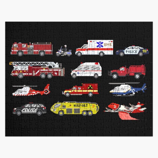 Item preview, Emergency Vehicles - The Kids' Picture Show designed and sold by KidsPictureShow.