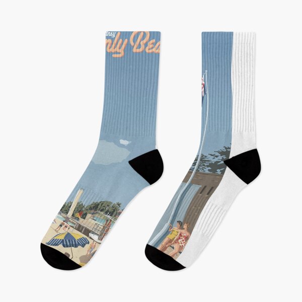 Item preview, Manly Beach, Sydney, 1951 designed and sold by contourcreative.