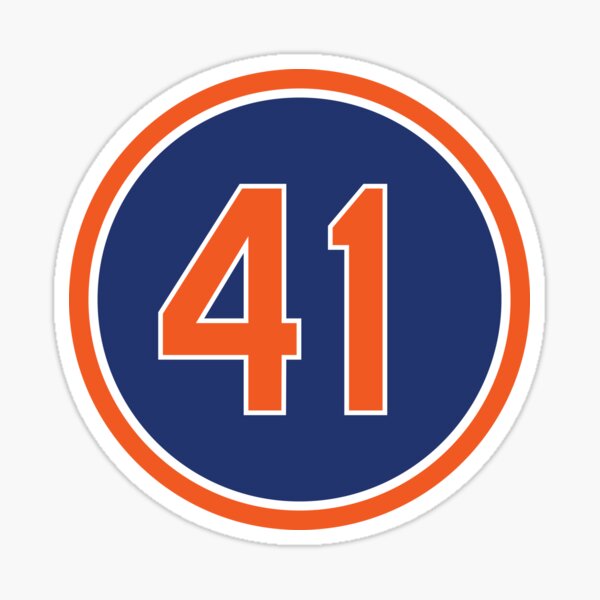 TOM SEAVER NEW YORK METS RETIRED 1969 JERSEY NUMBER 41 PATCH - NY