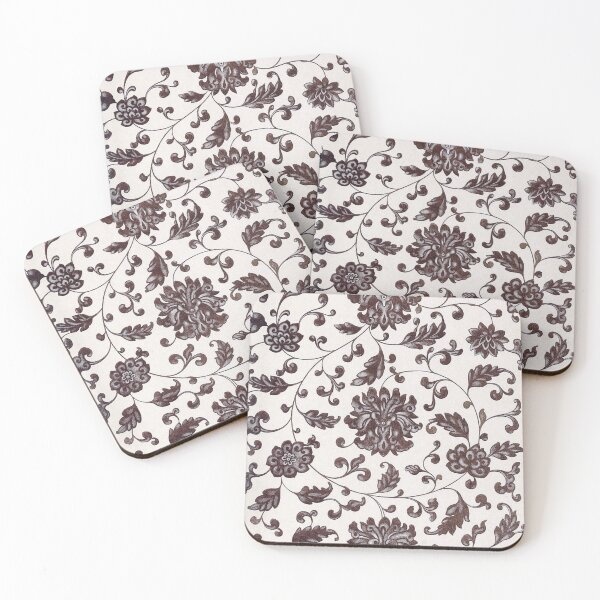 Item preview, Chinese floral pattern designed and sold by Bookish Dragon.
