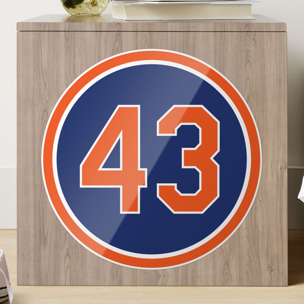 RA Dickey #43 Jersey Number Magnet for Sale by StickBall