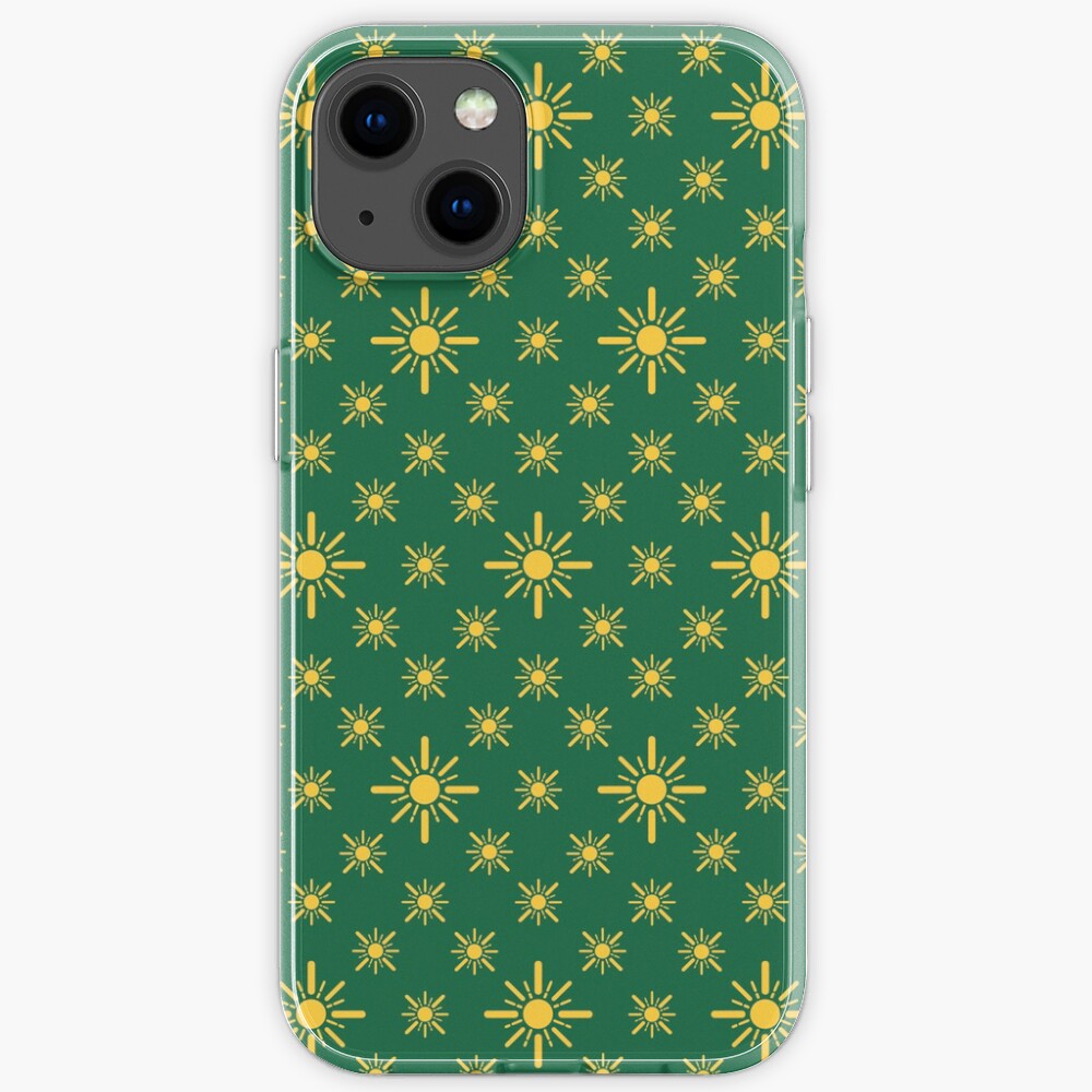 Early Bird, Sub Pattern (Sun Green) iPhone Case