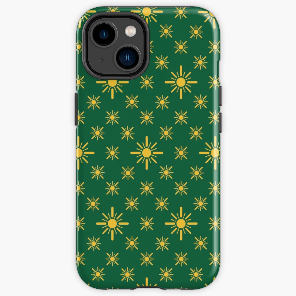 Early Bird, Sub Pattern (Sun Green) iPhone Case