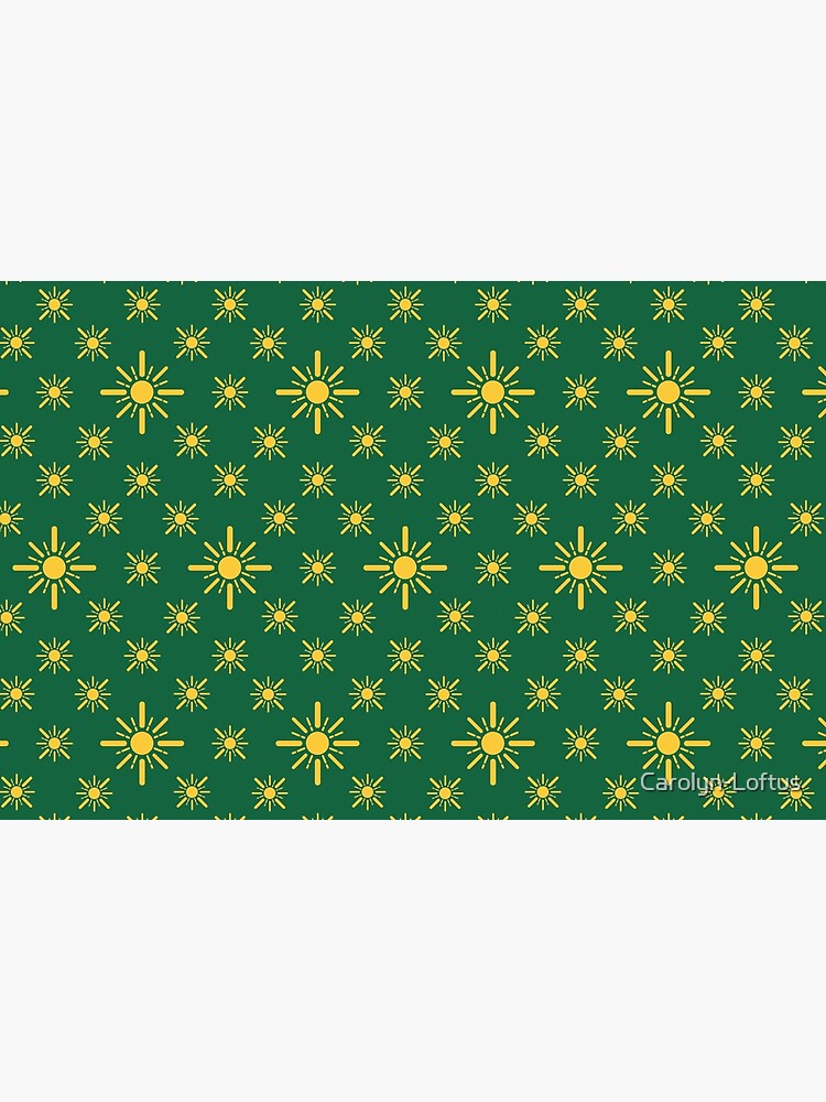 Early Bird, Sub Pattern (Sun Green) by Carolyn-Loftus