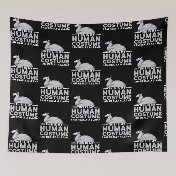 Item preview, This Is My Human Costume I'm Really A Llama Funny Halloween designed and sold by fatamyfan1.