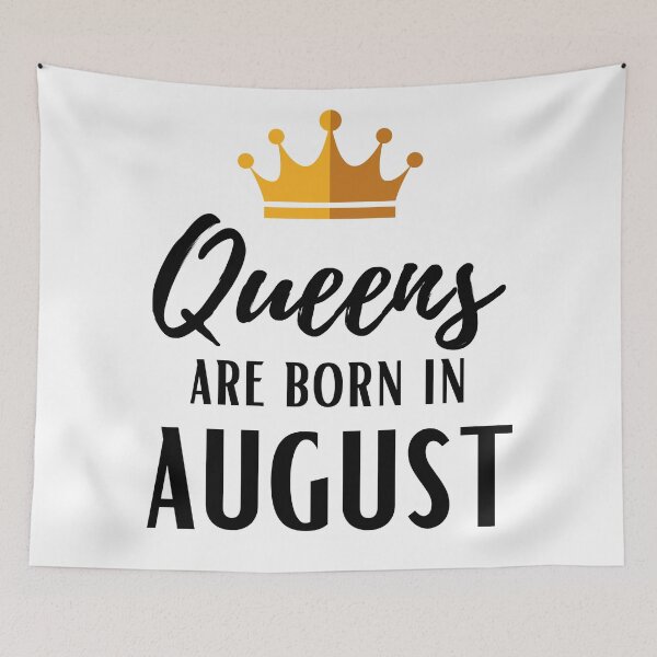 Item preview, Queens are born in August birthday designed and sold by OneTimeEngineer.