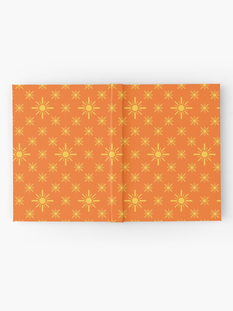 Alternate view of Early Bird, Sub Pattern (Sun Orange) Hardcover Journal
