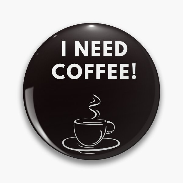Item preview, I Need Coffee!-White Text designed and sold by Trendi61.