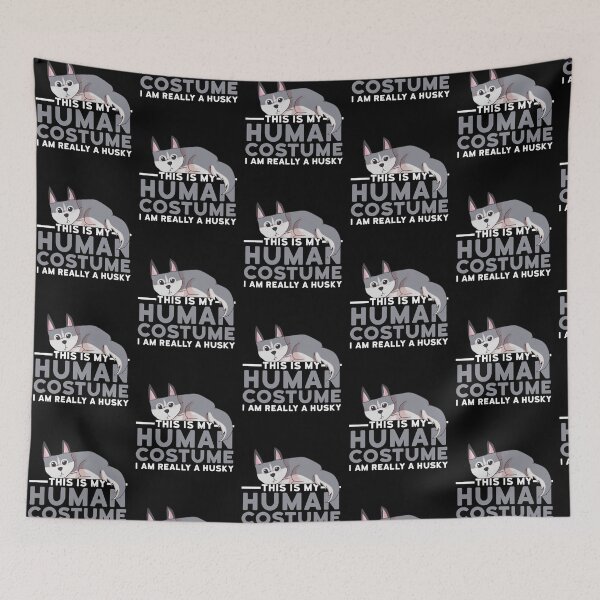 Item preview, This Is My Human Costume I'm Really A Husky Funny Halloween designed and sold by fatamyfan1.