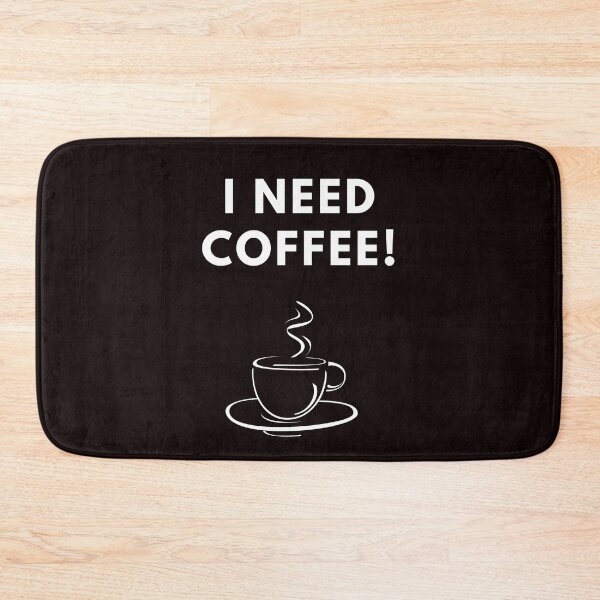 Item preview, I Need Coffee!-White Text designed and sold by Trendi61.