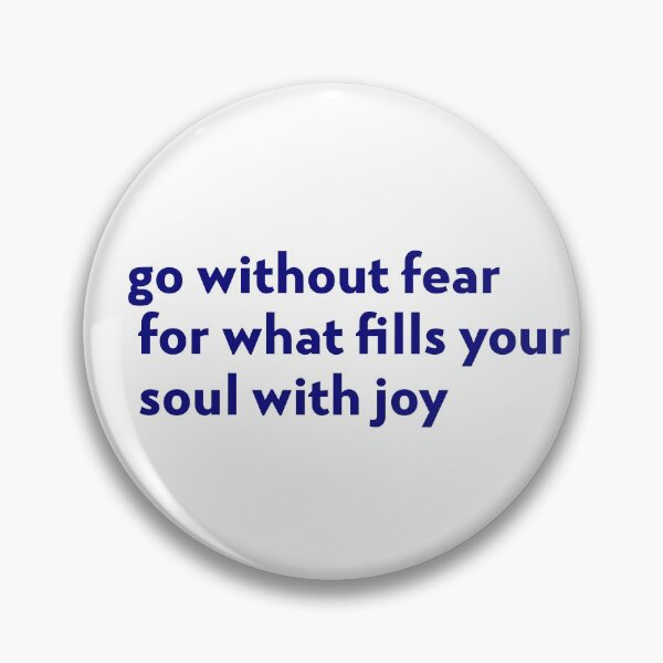 Item preview, Without fear in blue designed and sold by Luccianos.