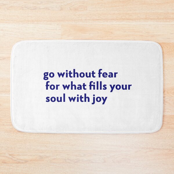 Item preview, Without fear in blue designed and sold by Luccianos.
