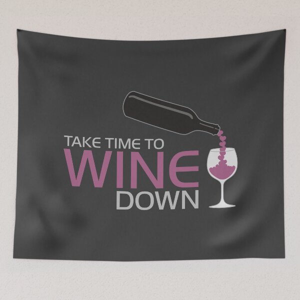 Item preview, Take Time to Wine Down designed and sold by GoldenVibesShop.