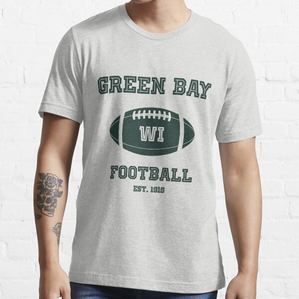 "Green Bay Wisconsin Football Retro Vintage" Tshirt for Sale by